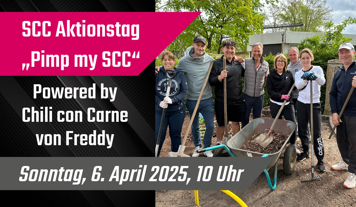 Aktionstag im Tennis-Club SCC - Wir verschönern unsere Anlage