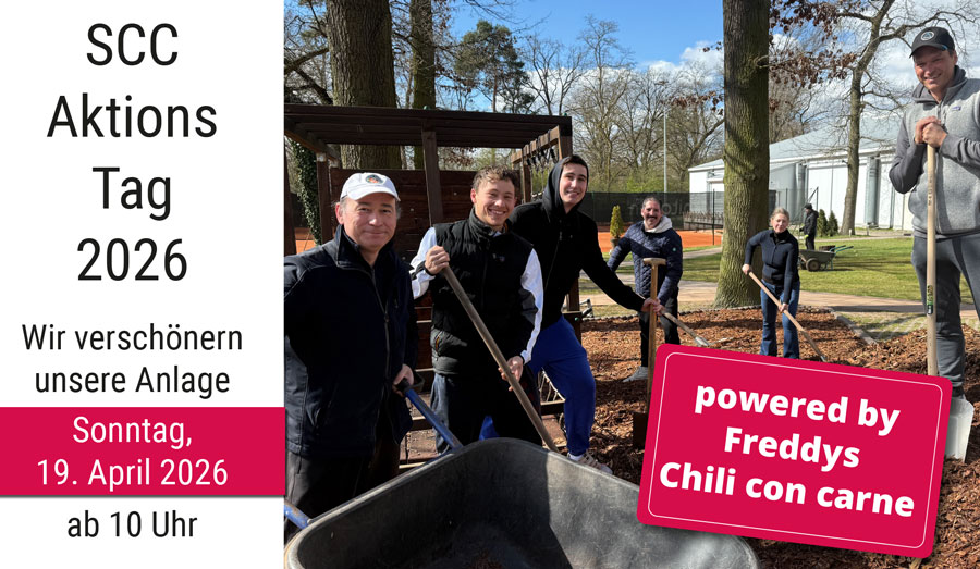 Aktionstag im Tennis-Club SCC - Wir verschönern unsere Anlage
